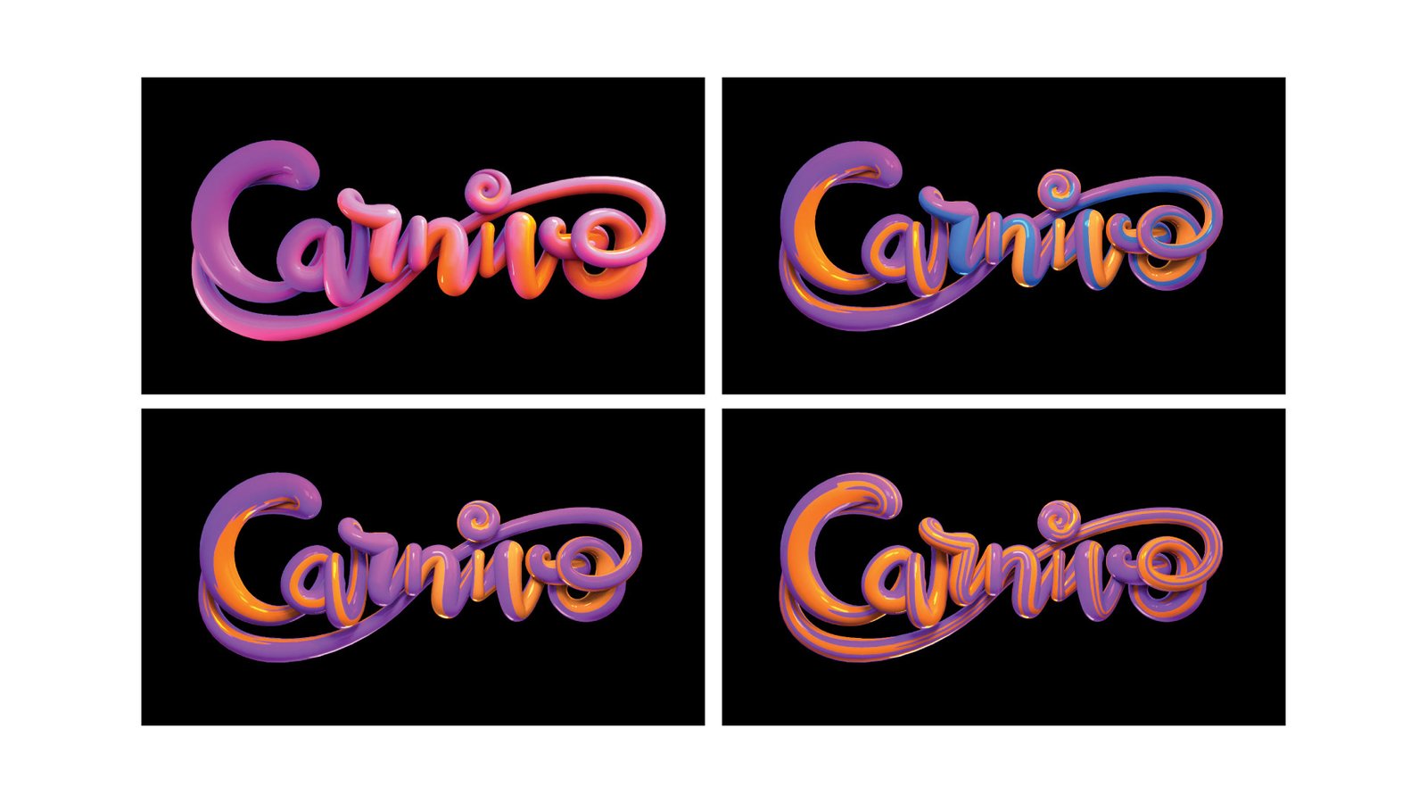 Carnivo — logo design, branding and custom lettering by José Bernabé, Art Director