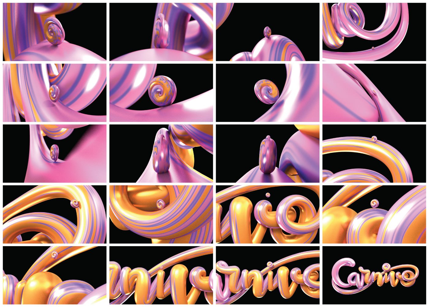 Carnivo — logo design, branding and custom lettering by José Bernabé, Art Director