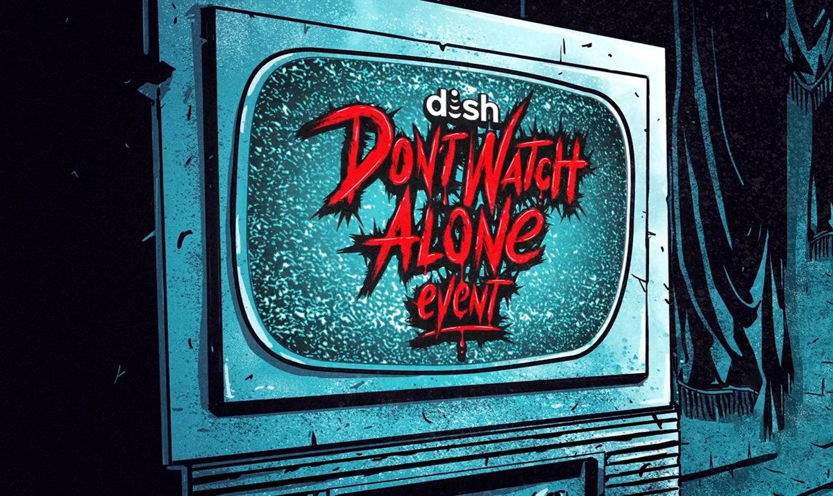 Dish TV Halloween — lettering campaign and key visual by José Bernabé, freelance Art Director