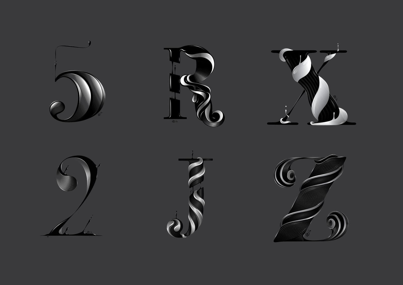 Eleganz branding and lettering by José Bernabé Art Director