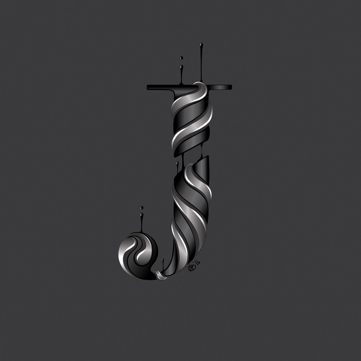 Eleganz branding and lettering by José Bernabé Art Director