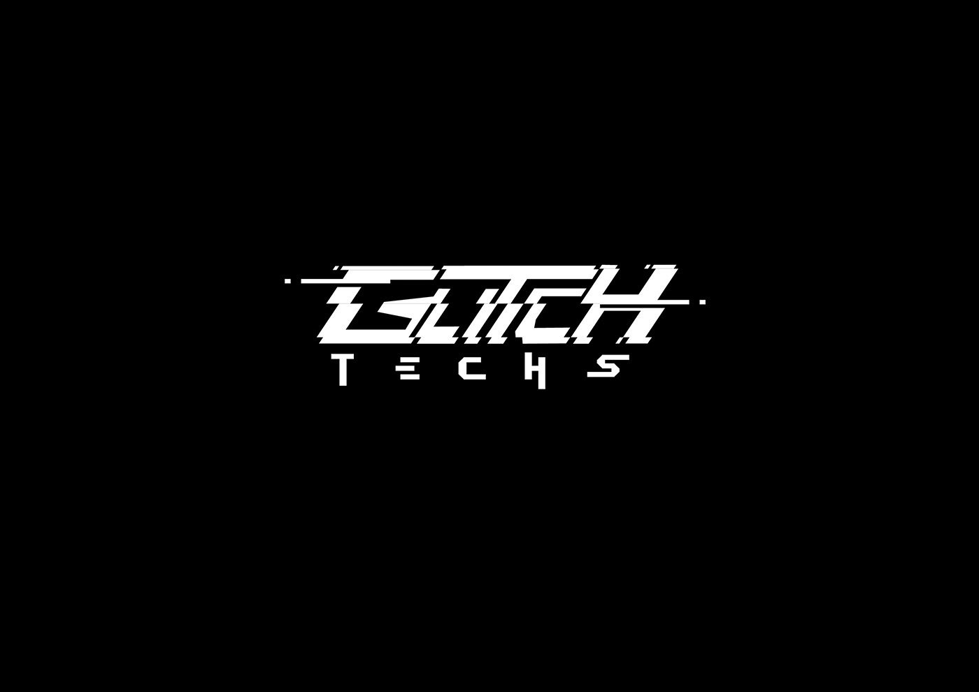 Glitch Techs — title design and lettering for Nickelodeon by José Bernabé, Art Director