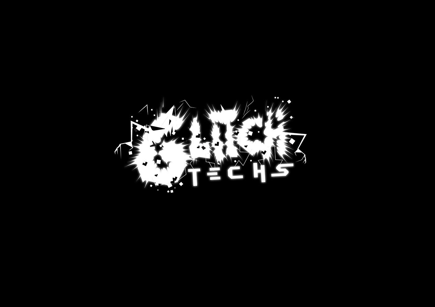 Glitch Techs — title design and lettering for Nickelodeon by José Bernabé, Art Director