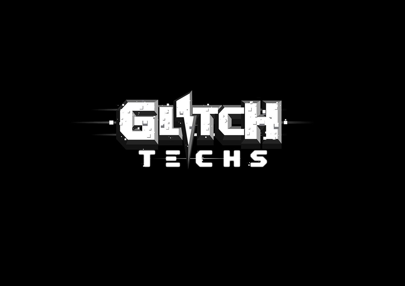 Glitch Techs — title design and lettering for Nickelodeon by José Bernabé, Art Director