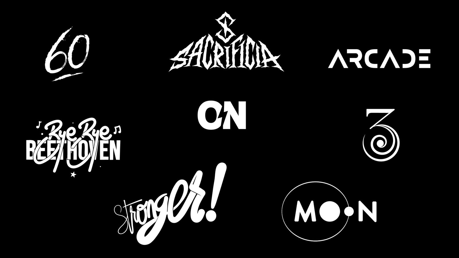 Logo design and opening titles — lettering and branding by José Bernabé, Art Director