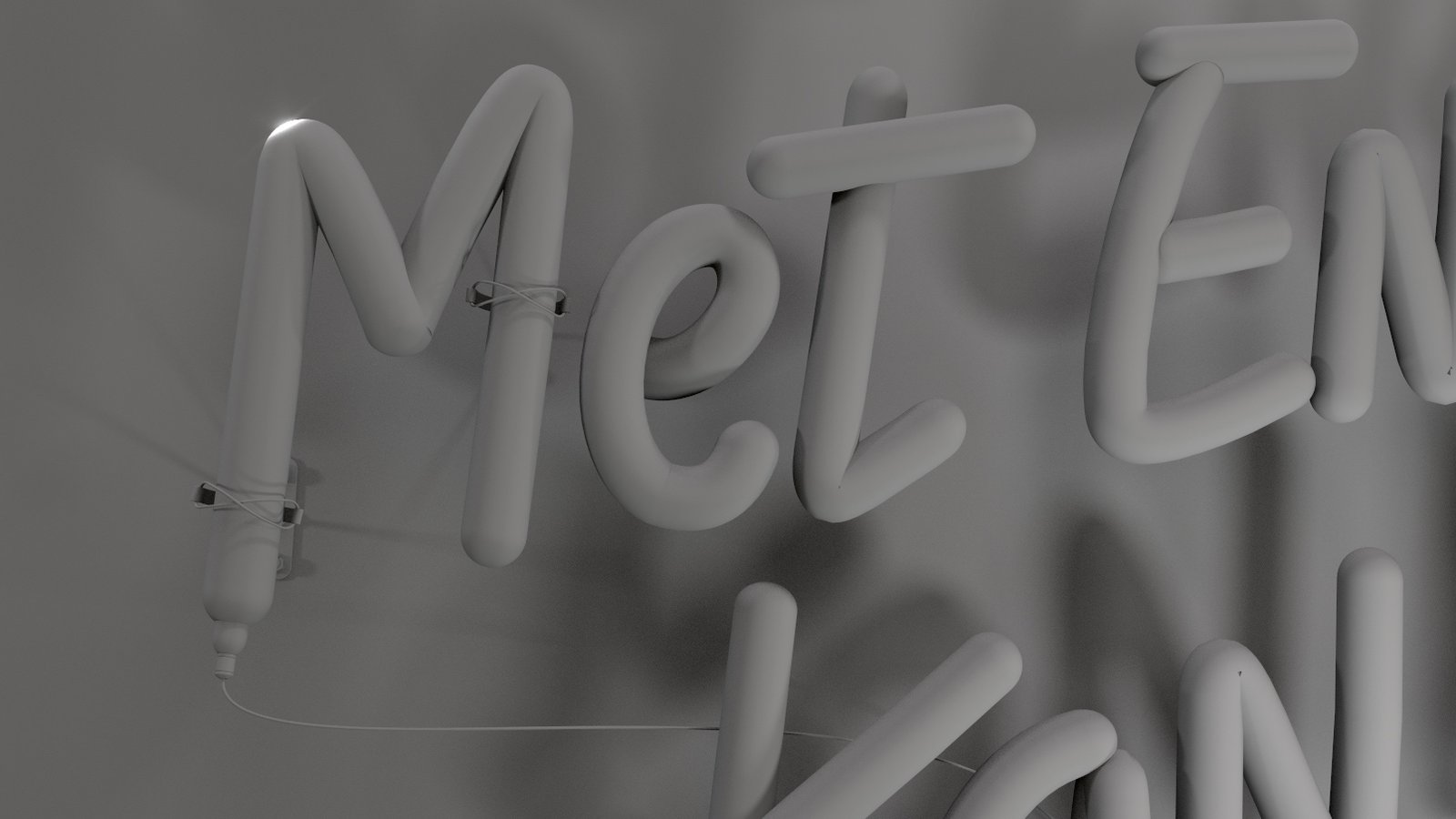 Met Energie Kan Het Enexis energy campaign lettering by José Bernabé