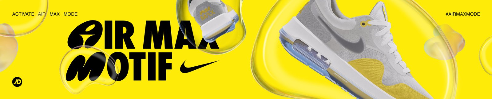 Nike JD Kids × Air × Play — key visual and lettering campaign by José Bernabé, Art Director