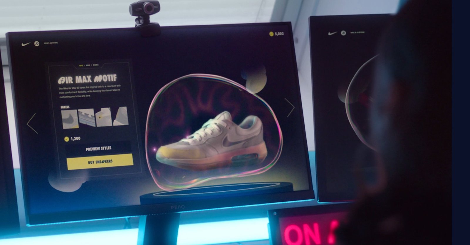 Nike JD Kids × Air × Play — key visual and lettering campaign by José Bernabé, Art Director
