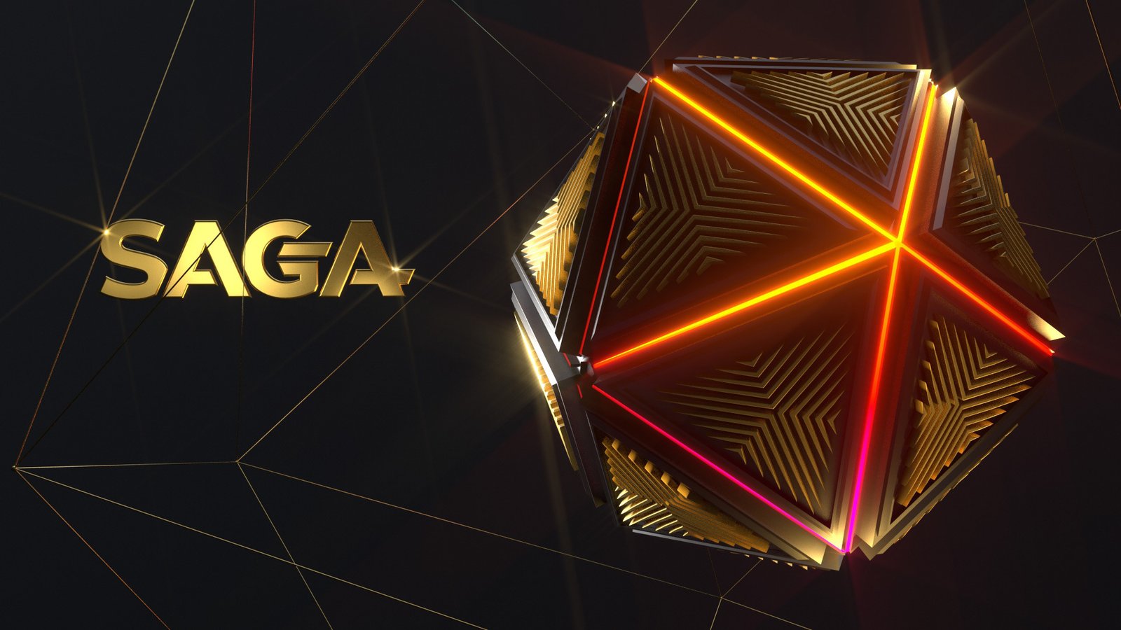 Saga lettering and motion design by José Bernabé Art Director