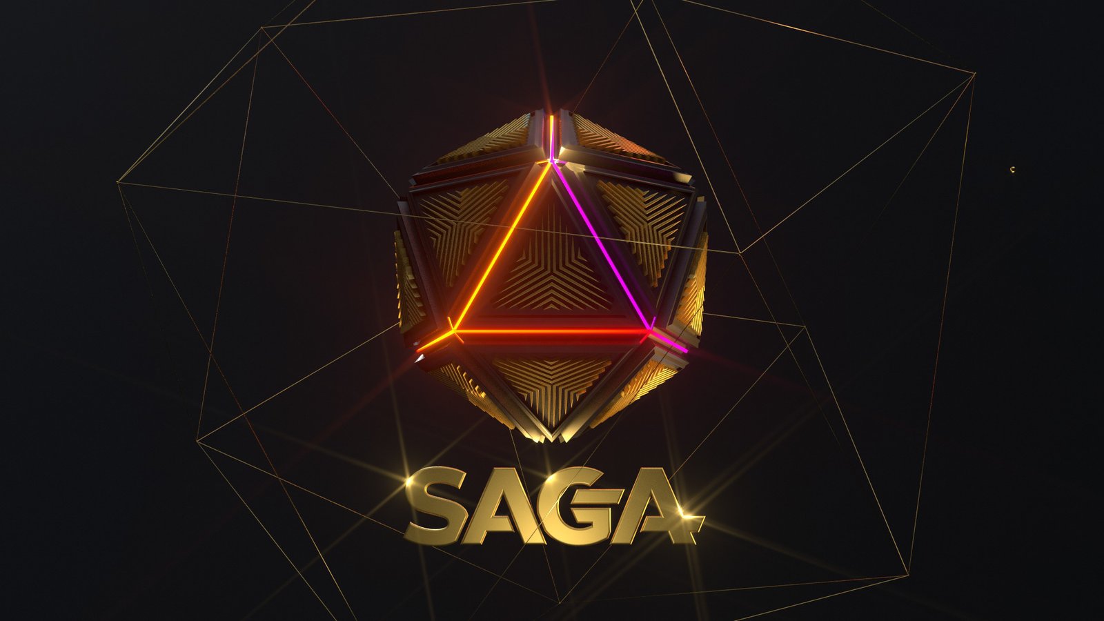Saga lettering and motion design by José Bernabé Art Director
