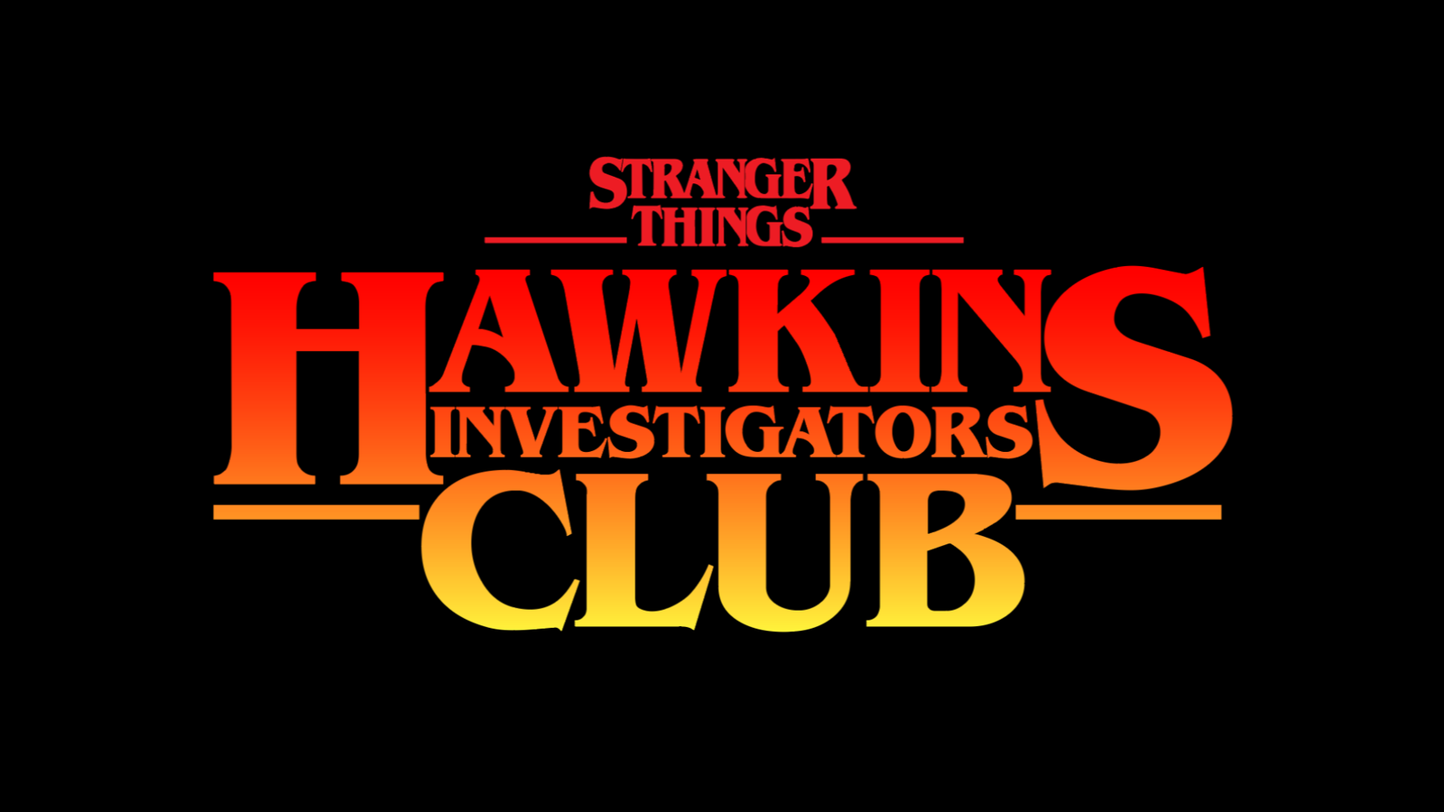 Stranger Things The Missing Chapters title lettering and key visual by José Bernabé