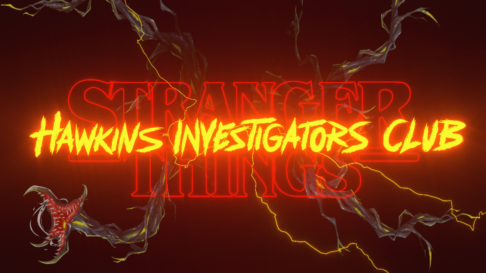 Stranger Things The Missing Chapters title lettering and key visual by José Bernabé