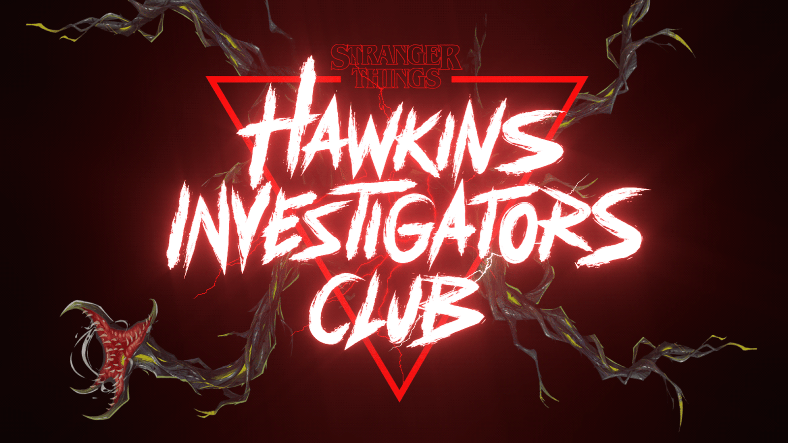 Stranger Things The Missing Chapters title lettering and key visual by José Bernabé