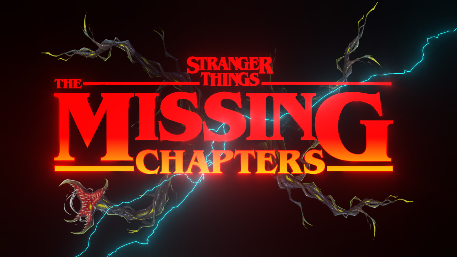 Stranger Things The Missing Chapters title lettering and key visual by José Bernabé