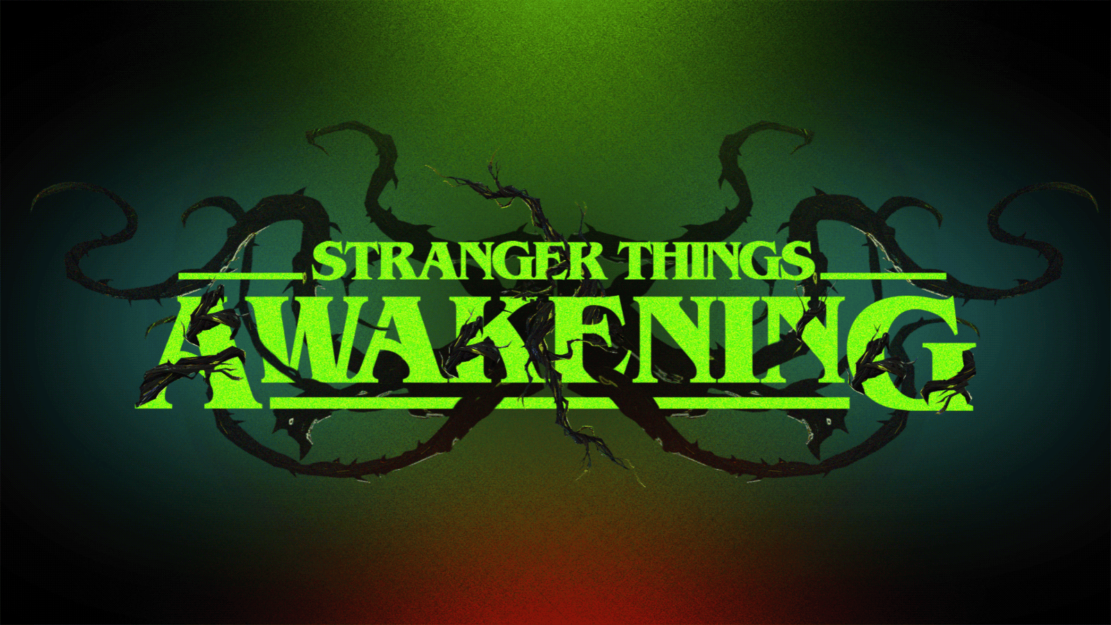 Stranger Things The Missing Chapters title lettering and key visual by José Bernabé