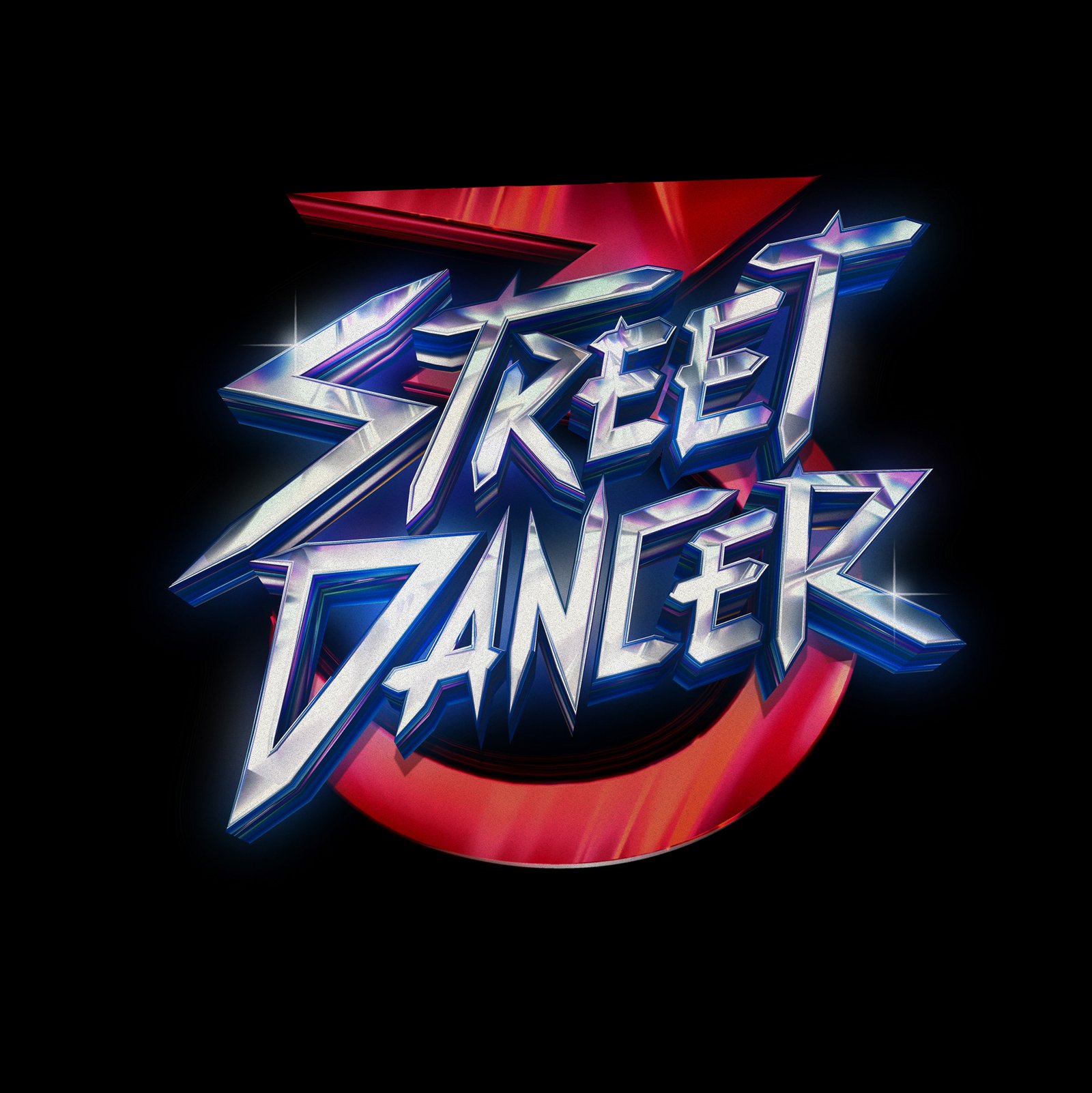 Street Dancer 3D — title lettering and typography by José Bernabé, Art Director