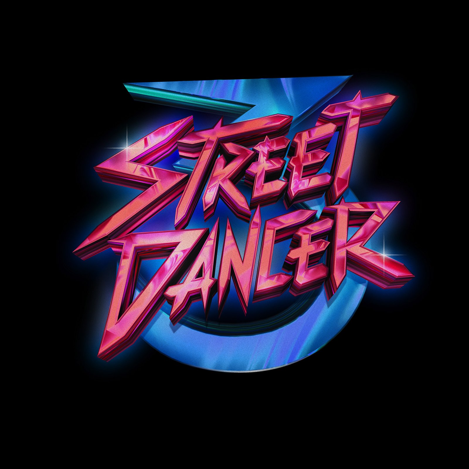 Street Dancer 3D — title lettering and typography by José Bernabé, Art Director