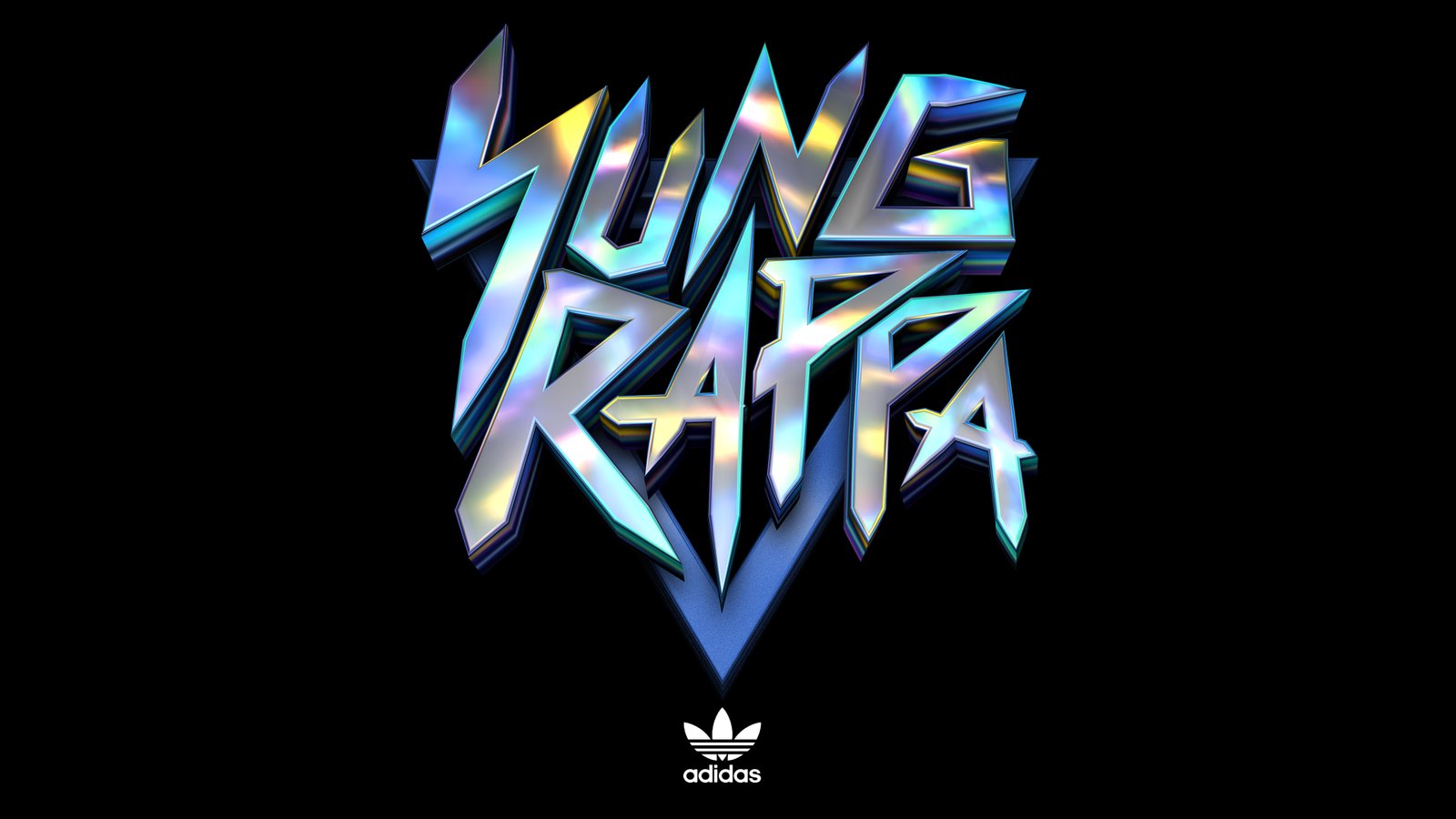 Yung Rappa lettering design by José Bernabé